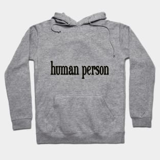 Human Person Hoodie